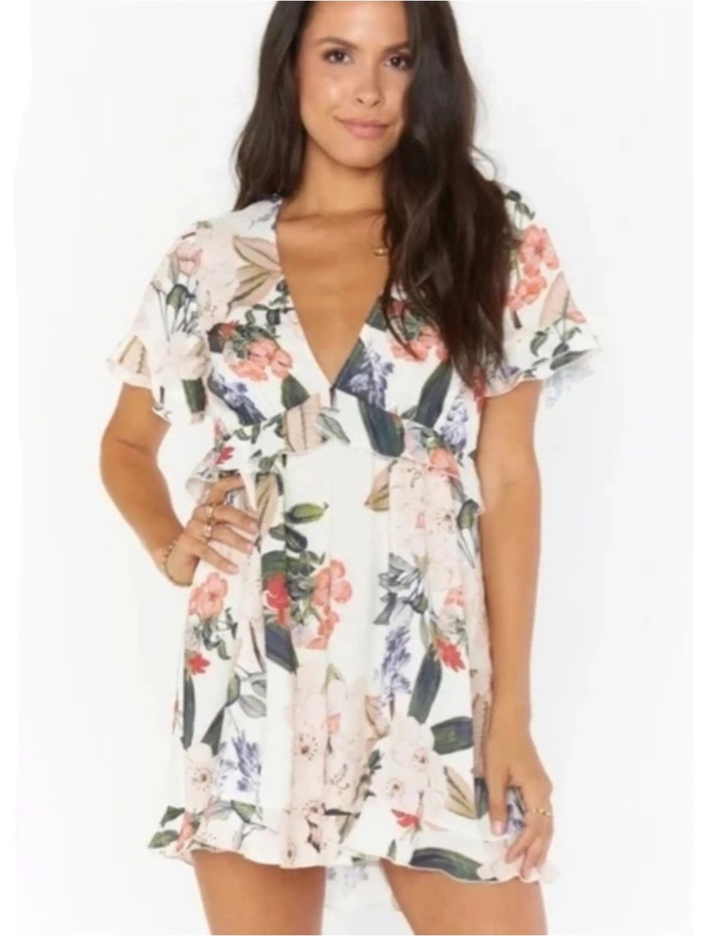 NWT! Show Me Your Mumu| Virginia Babydoll Mini Dress| floral